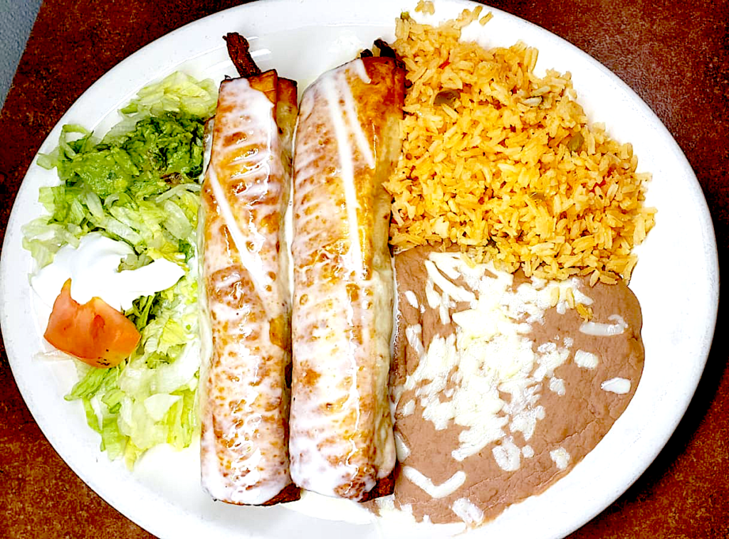 Chimichangas Dinner